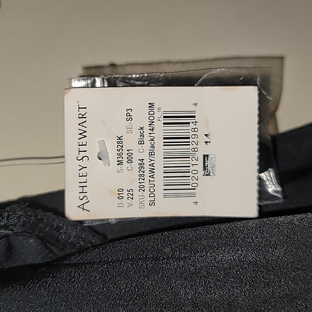 Ashley Stewart Black Backless Dress